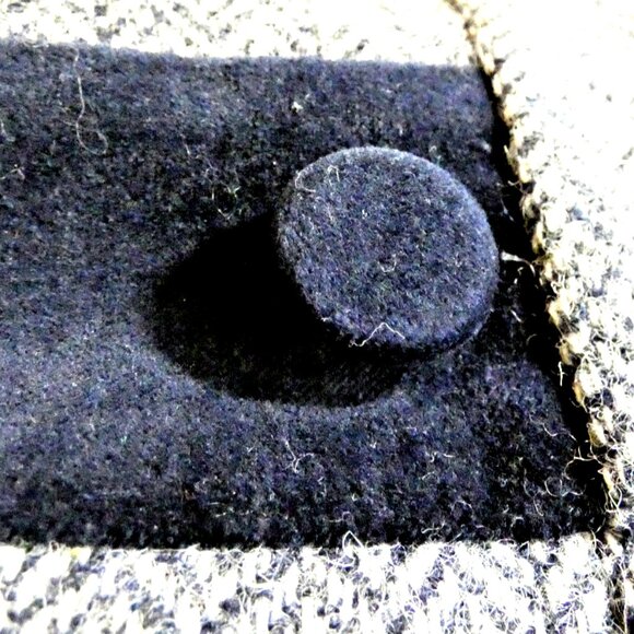 Jack Wills 100% Wool Dress US Size 4 Herringbone Black & White British Modest - Picture 6 of 11